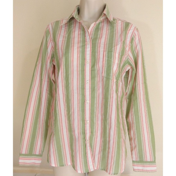 Massimo Dutti Tops - MASSIMO DUTTI Vertical Striped Button Down